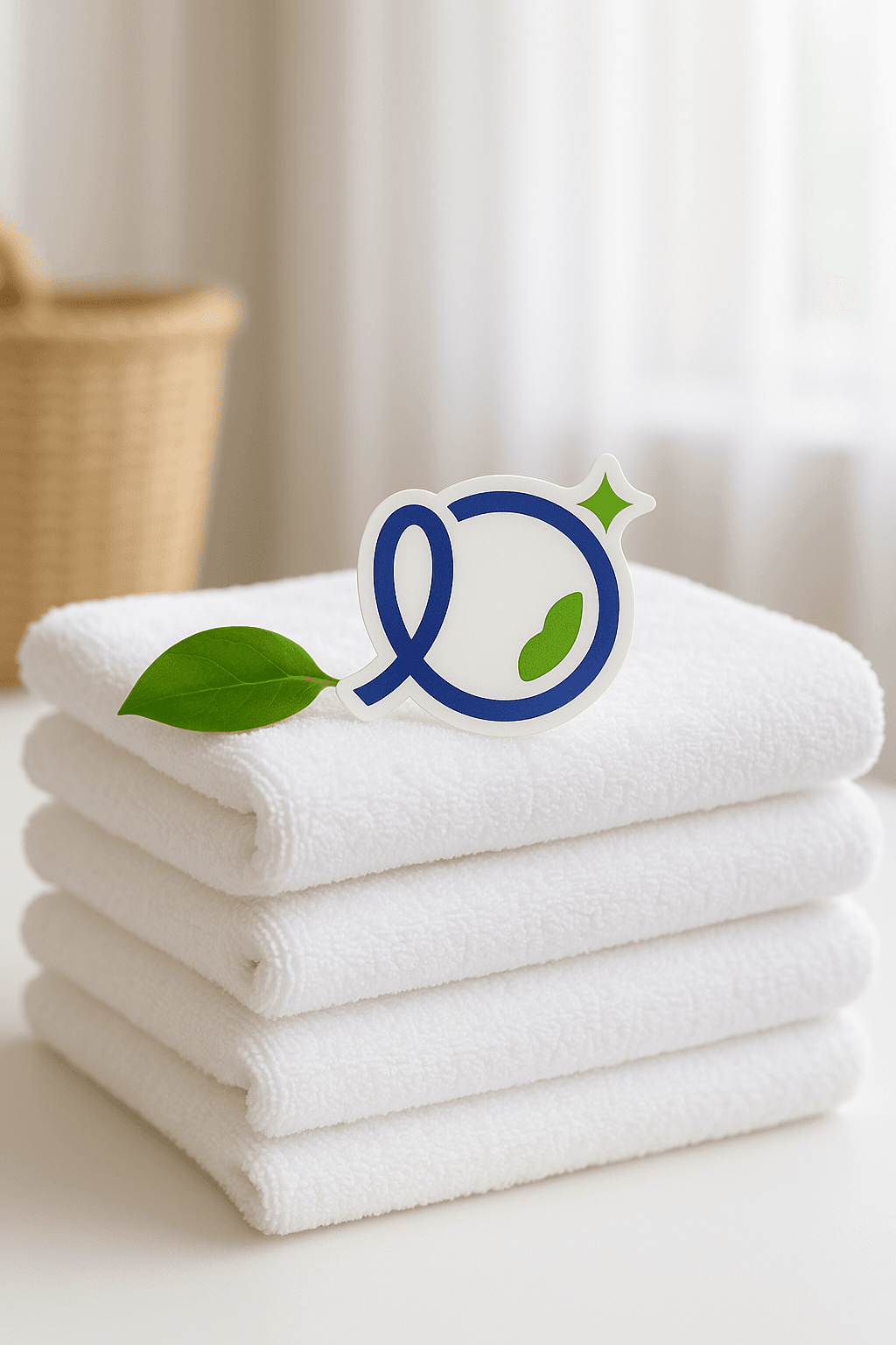 Fresh towels prepared by Launderra
